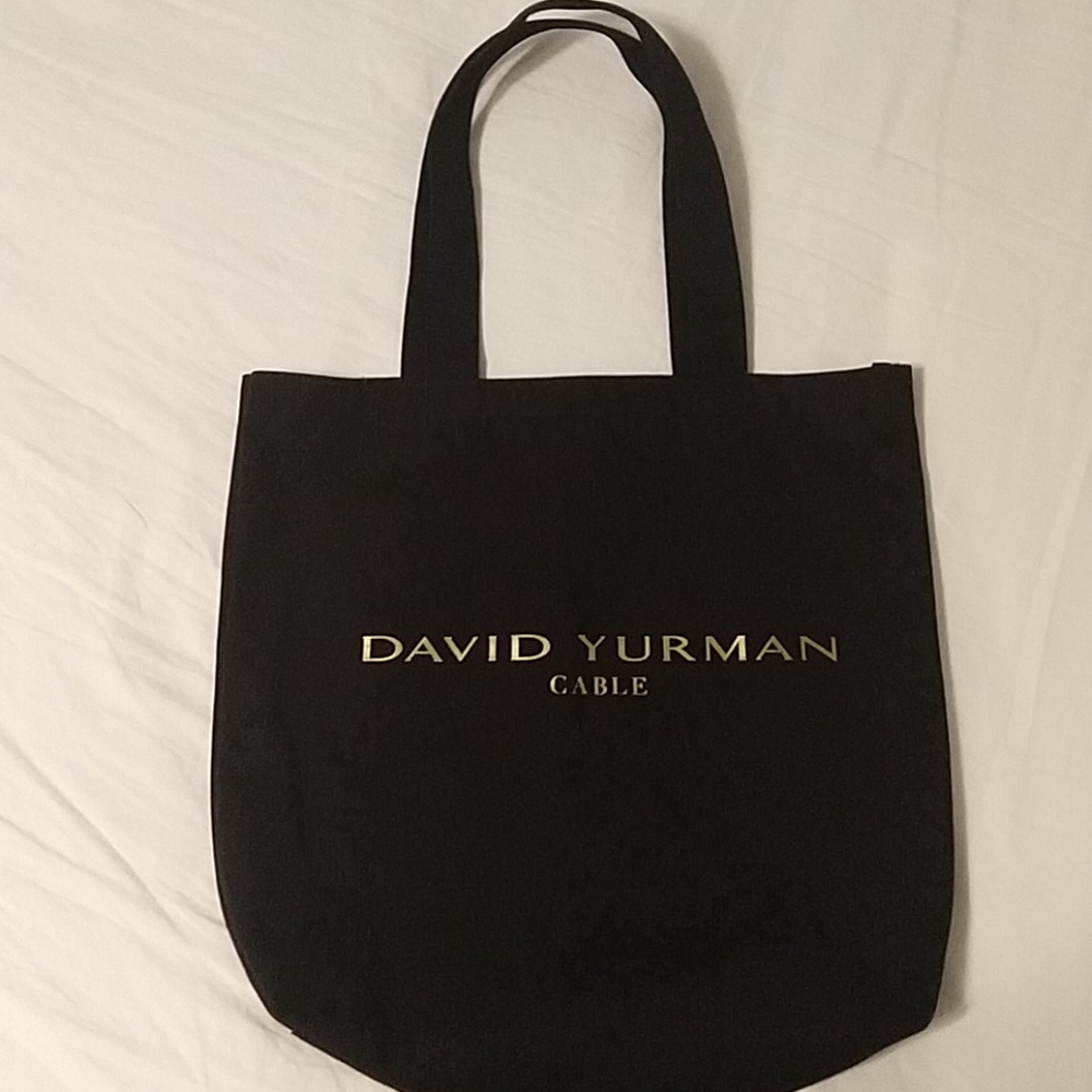 David Yurman RARE Cable Tote Bag Travel Storage - Picture 2 of 4